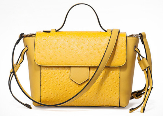 Straußmuster Mode-Damen-Handtaschenwels-Zugschnurtasche, große Lederhandtaschen