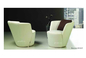Moderne gepolsterte Stühle Einzelsitzes, Lederpolsterungs-Stuhl-Möbel