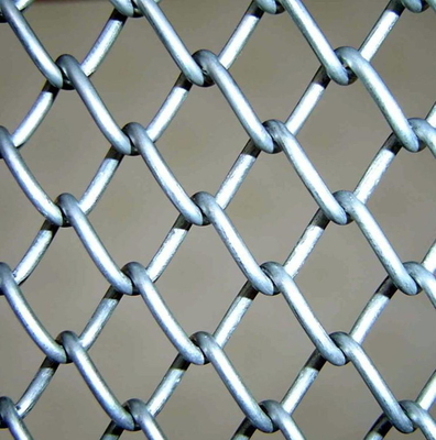 Industrielles Kettenglied-Maschendraht-Aluminiumvinyl beschichtet mit Diamant-Loch