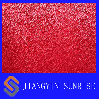 Kundenspezifische Möbel-rotes Kunstleder-Gewebe für schützende Sofa-Abdeckungen