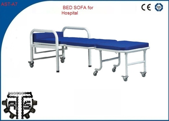 Patient, der medizinisches ledernes Bett-Sofa-Krankenhaus-Möbel-Aluminium Fram überträgt