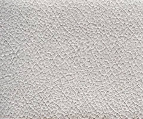 Litschi Beschaffenheit weißes Faux-Lederpolsterungs-Gewebe, glattes Faux-Leder für Sofa
