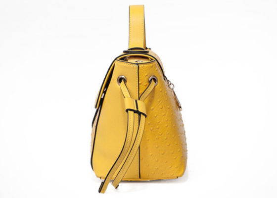 Straußmuster Mode-Damen-Handtaschenwels-Zugschnurtasche, große Lederhandtaschen