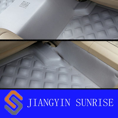 1.0mm Stärke prägte dekorative Tapete des Leder-3D für Stangen-Dekor