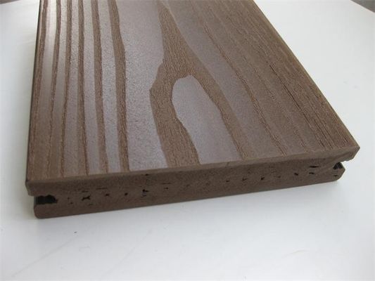 Externe Körper-PVC-Vinylbodenbretter mit Kaffee, ASA-Oberfläche Coextruded