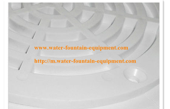 Runde Hauptabfluss-Abdeckung der ABS/PVC Swimmingpool-Zusatz-208mm