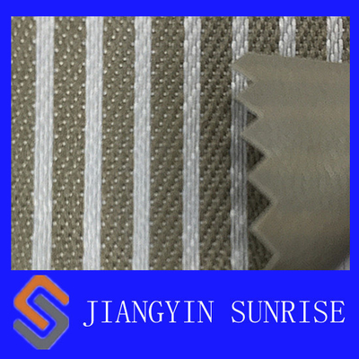 überzogenes Polyester-Gewebe beige Korn-Nylon-Oxford-Gewebe PVCs des Zahnstocher-420D