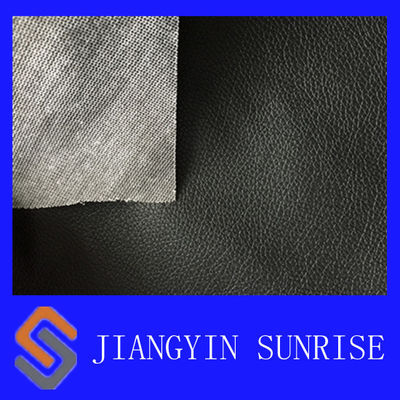 Riss-beständiges schwarzes Polyester-Sofa-Kunstleder für Auto Seat