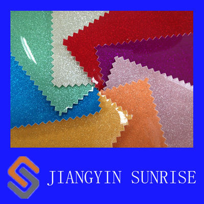 Buntes gestricktes PVC-Kunstleder, Gepäck-prägeartiges Leder-Gewebe