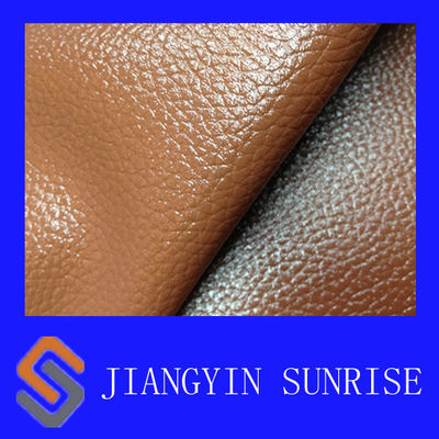 Imprägniern Sie 0.8mm Stärke synthetisches PVC-Lederpolsterungs-Gewebe für Sofa