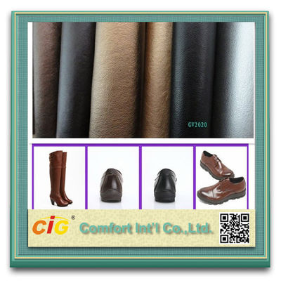 Umweltfreundliches ledernes Stoff PU-Kunstleder für Schuhe/Selbstpolsterung