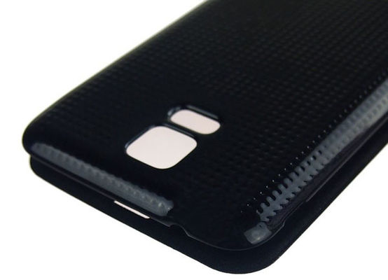 Anti- Kratzer umkleidet intelligenter lederner leichter Schlag der Samsungs-Handy-Galaxie-S5 Batteriedeckel