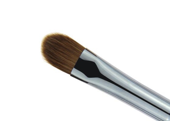 Kleine silberne synthetische Haar-Make-upabdeckstift-Bürste/Pulver-Grundlagen-Bürste