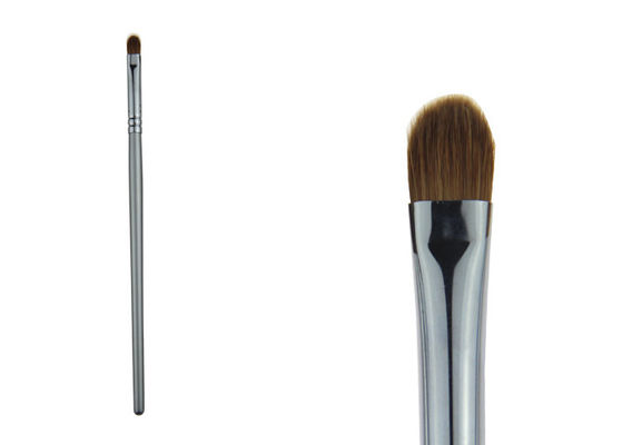 Kleine silberne synthetische Haar-Make-upabdeckstift-Bürste/Pulver-Grundlagen-Bürste