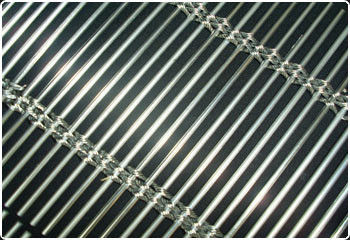 Maschen-Bajonett-dekorative Kabel-Filetarbeits-Büro-Metallmasche des Drahtseil-316L